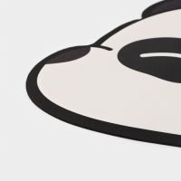 Коврик для дома Доляна &laquo;Панда&raquo;, 40&times;60 см, цвет чёрно-белый