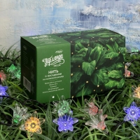 Гирлянда &laquo;Нить&raquo; 4.5 м с насадками &laquo;Цветы&raquo;, IP44, тёмная нить, 30 LED, свечение мульти, 2 режима, солнечная батарея