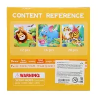 Книжка-деревяшка пазл "Животные"