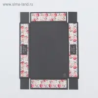 Кондитерская упаковка, коробка для макарун с пластиковой крышкой, &laquo;Люби&raquo;, 18 х 12 х 3.5 см