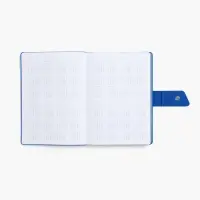 Ежедневник Boom, недатированный, черный c ярко-синий