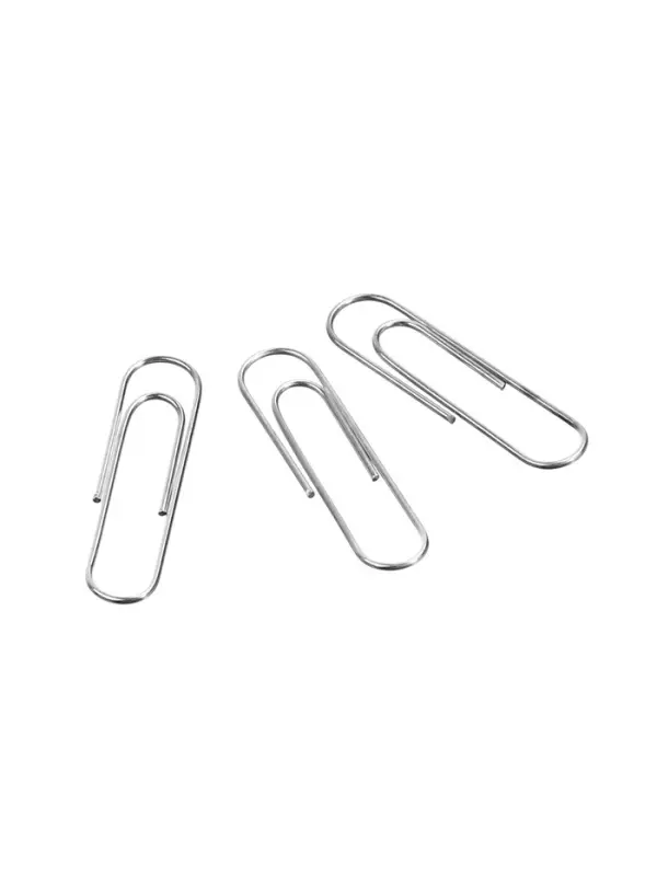 Скрепки канцелярские ErichKrause, 28 мм, 100 шт., без покрытия