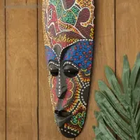 Маска дерево "Абориген рыбка" 3х12х30 см