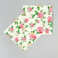 Нежные розы, Салф. Bouquet de Luxe 24х24 3 слоя 25л /15, шт