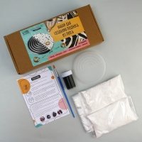 Подставка из гипса. Набор для создания поддона с красками &laquo;Круг&raquo;