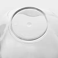 Форма пластиковая одноразовая для фуршета &laquo;Цветок&raquo;, 350 мл, прозрачная