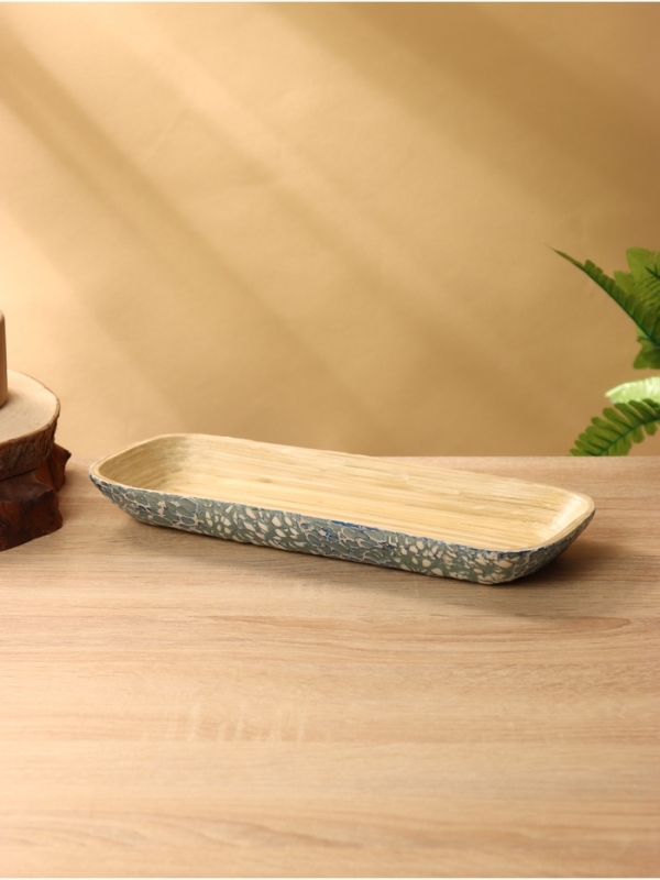 Блюдо 31х11,5х3 см, бамбук