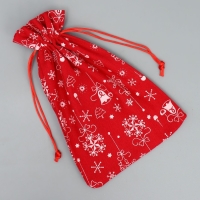 Мешочек подарочный холща &laquo;Яркий Новый Год&raquo;, 16 х 24 см +/- 1.5 см, Новый год