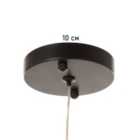 Светильник "Нью-Йорк" 1х15Вт Е27 черный 17х17х100см