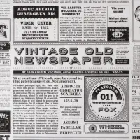 Бумага упаковочная тишью &laquo;Газета&raquo;, 50 х 70 см