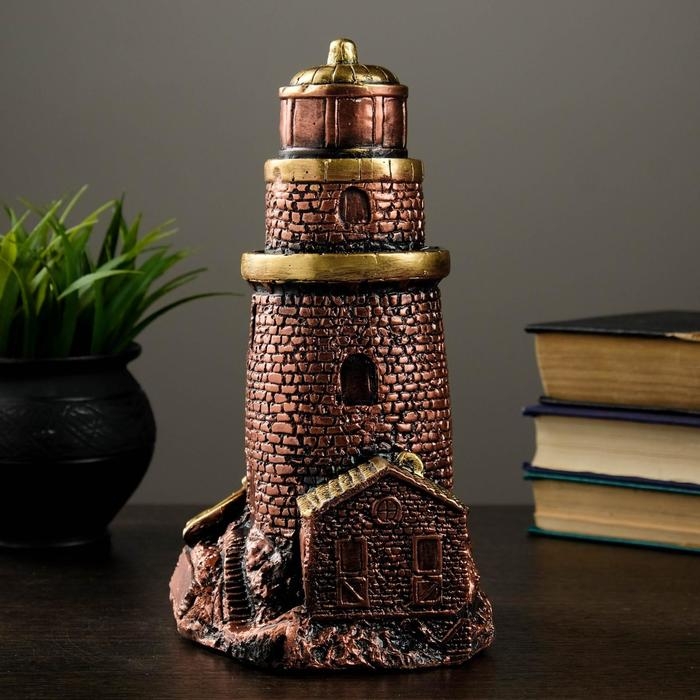 Копилка "Маяк" 13х15х24см