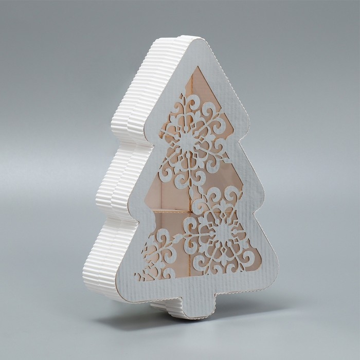 Коробка подарочная &laquo;Ёлка&raquo;, 23 х 13 х 5 см, Новый год