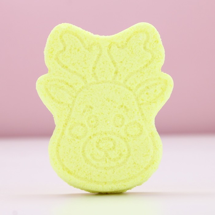 Бомбочка для ванны &laquo;Сияй!&raquo;, 130 г, аромат миндаля и молока, Новый Год