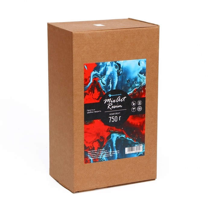 Эпоксидная смола для рисования &laquo;MixArt Resin&raquo; прозрачная, 750 г