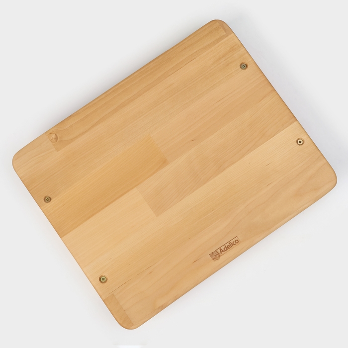 Доска для подачи шашлыка Adelica &laquo;3 шампура&raquo;, 30&times;24&times;1,8 см, массив берёзы