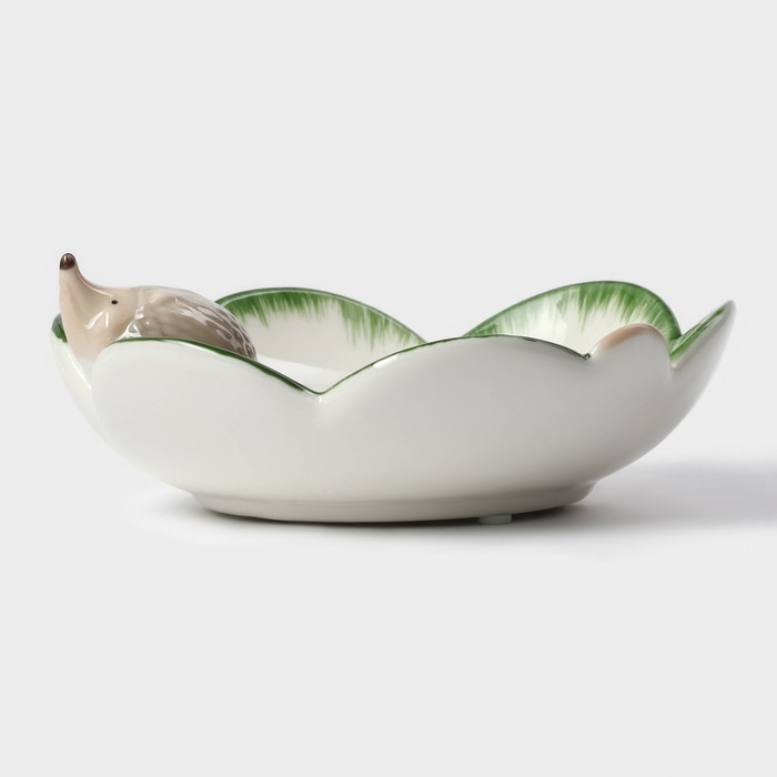 Блюдо керамическое сервировочное &laquo;Ёжик&raquo;, 13,3&times;13&times;5,5 см