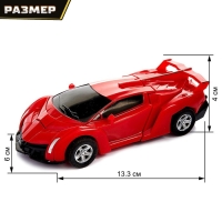 Робот инерционный &laquo;Спорткар&raquo;, трансформируется автоматически, цвета МИКС