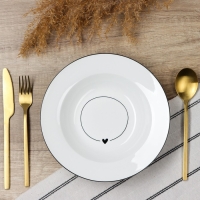 Глубокая тарелка керамическая &laquo;С любовью&raquo;, 22.4 см, 300 мл