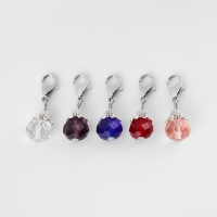 Маркеры для петель &laquo;Кристаллы&raquo;, 27 &times; 9 мм, 5 шт, цвет разноцветный