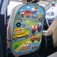 Незапинайка - защитная накидка на сиденье автомобиля с карманом &laquo;Транспорт&raquo;, 67х47,5 см