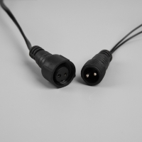 Гирлянда &laquo;Бахрома&raquo; 6 &times; 0.7 м, IP44, УМС, тёмная нить, 120 LED, свечение белое, 220 В