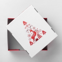 Коробка подарочная новогодняя складная &laquo;Скандинавия&raquo;, 31,2 х 25,6 х 16,1 см, Новый год