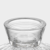 Ваза из стекла для фруктов &laquo;Фейверк&raquo;, 350 мл, 15&times;7,5 см, цвет прозрачный