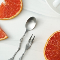 Набор столовых приборов из нержавеющей стали Magistro &laquo;Вудс&raquo;, 2 предмета, цвет серебряный