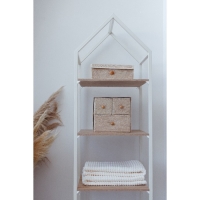 Органайзер для хранения белья LaDо́m &laquo;Франческа&raquo;, 9 ячеек, с крышкой, 35&times;30&times;12 см, цвет бежевый