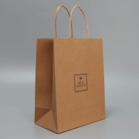 Пакет подарочный крафтовый, упаковка, &laquo;С любовью&raquo;, MS 18 х 23 х 10 см