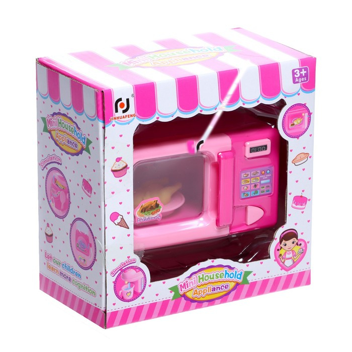 Бытовая техника &laquo;Микроволновая печь&raquo;, свет, работает от батареек