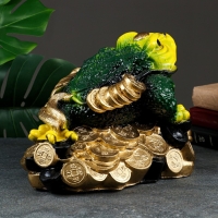 Копилка для денег &laquo;Жаба большая на деньгах&raquo;, гипс, 26&times;32&times;22 см