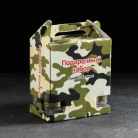 Набор питьевой &laquo;Нэро&raquo;, 7 предметов: графин-штоф 500 мл, стопка 50 мл, 6 шт, цвет напыления золотой