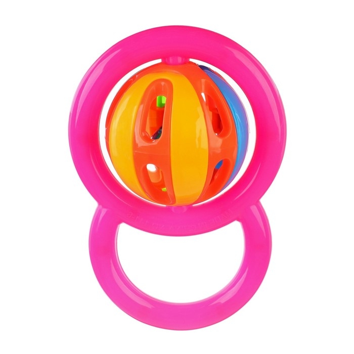 Погремушка &laquo;Яркий шар&raquo;, цвет МИКС, Крошка Я