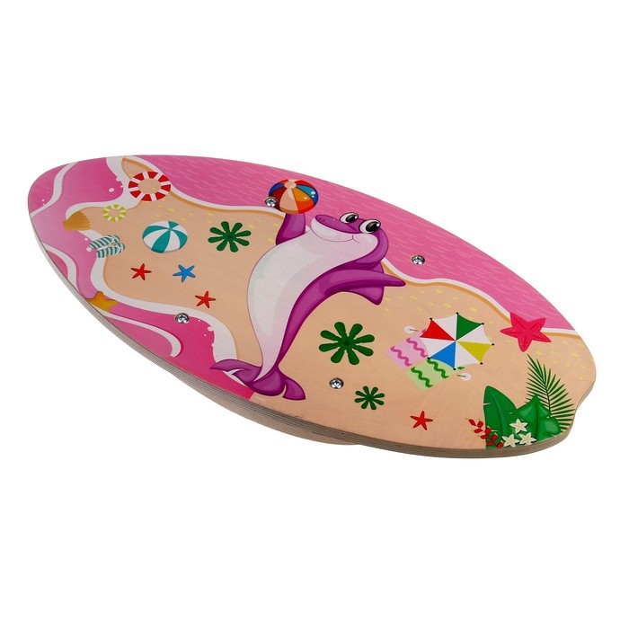 Развивающая игра &laquo;Балансирующая Доска&raquo; розовый, 45 &times; 22,5 &times; 3 см