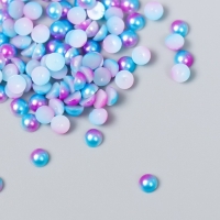 Декор "Градиент фиолетово-синий" d=4 мм 10г 200 шт 5х2,5 см МИКС