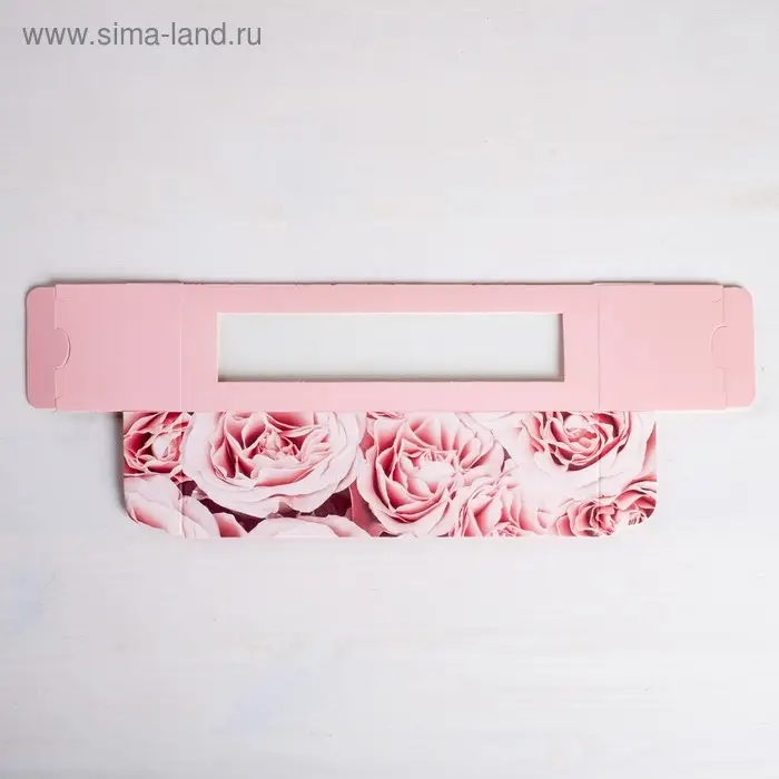 Коробка для макарун, кондитерская упаковка &laquo;Love&raquo;, 18 х 5.5 х 5.5 см