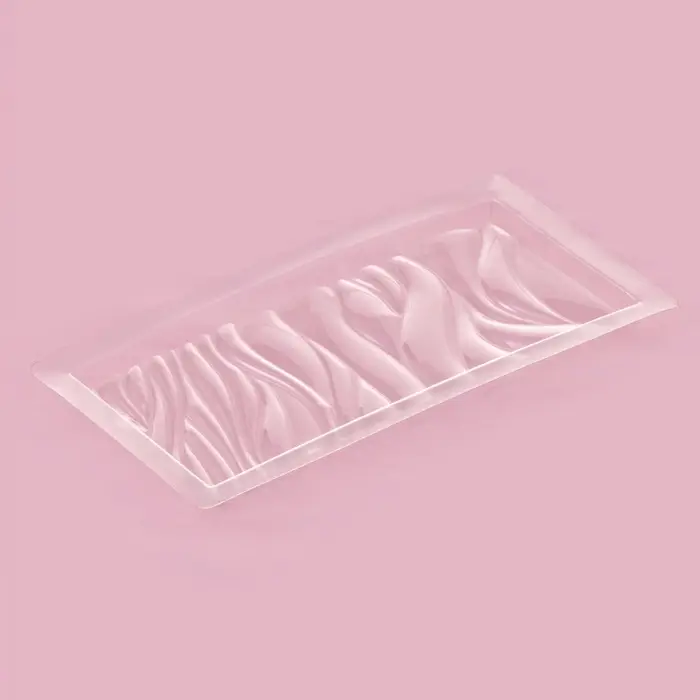 Форма для шоколада &laquo;Волны&raquo;, пластик, 20,5&times;10,5&times;1 см, прозрачная