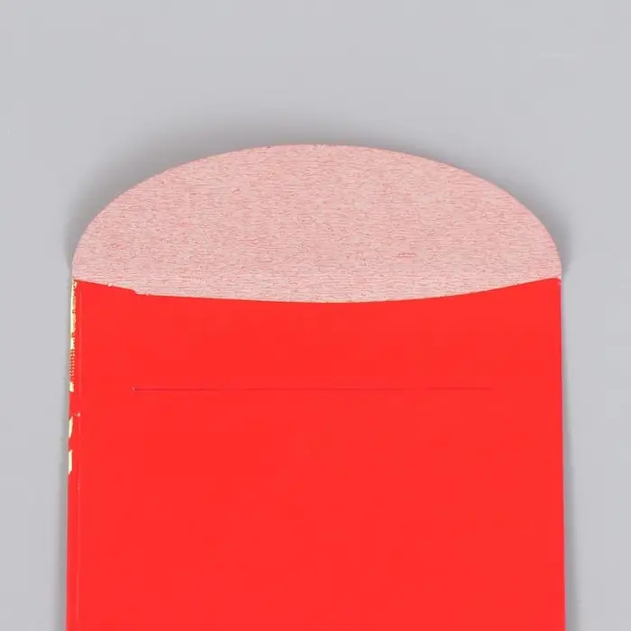 Конверт денежный бумага "Исполнения всего задуманного"набор 6шт красный с золотом 9х16,7 см