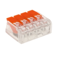 Строительно-монтажная клемма СК-321, 32А, 0.2-4 мм2, 4 отверстия, набор 10 шт