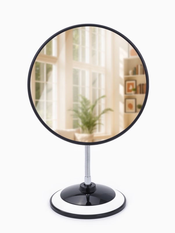Зеркало на гибкой ножке &laquo;Круг&raquo;, d зеркальной поверхности 16,5 см, цвет МИКС