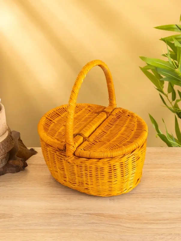 Корзина для пикника, 25&times;22&times;28 см, ротанг