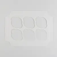 Коробка для капкейков, кондитерская упаковка, 6 ячеек &laquo;Для тебя&raquo;, 23 х 16 х 10 см