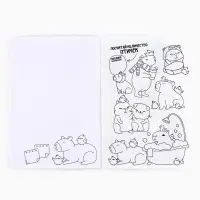 Блокнот раскраска А5, 8 страниц &laquo;Капибара&raquo;