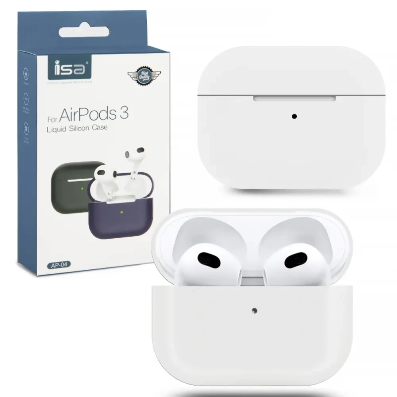 Чехол Apods 3 Silicon Case ISA White