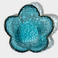 Миска стеклянная фигурная &laquo;Цветок&raquo;, 60 мл, 9&times;4 см