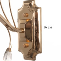 Бра "Валенсия" 1хЕ14 40Вт золото