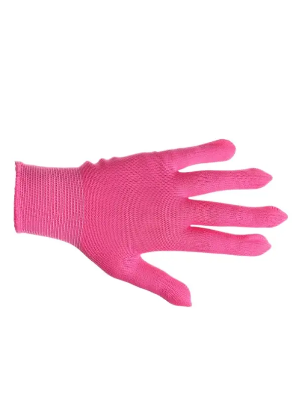 Перчатки садовые, нейлоновые, с нитриловым полуобливом, размер 10, оранжевые, Greengo