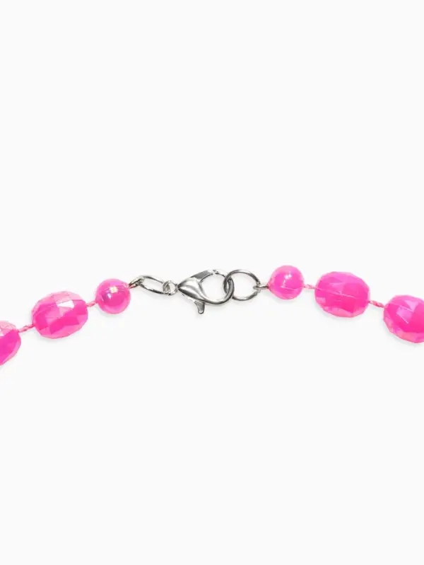 Бусы детские Выбражулька &laquo;Бант&raquo;, граненые бусины, 40 см, цвет розовый