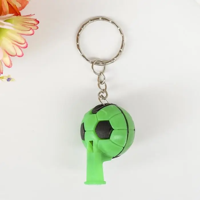 Брелок для ключей на кольце &laquo;Мяч-свисток&raquo;, пластик, МИКС